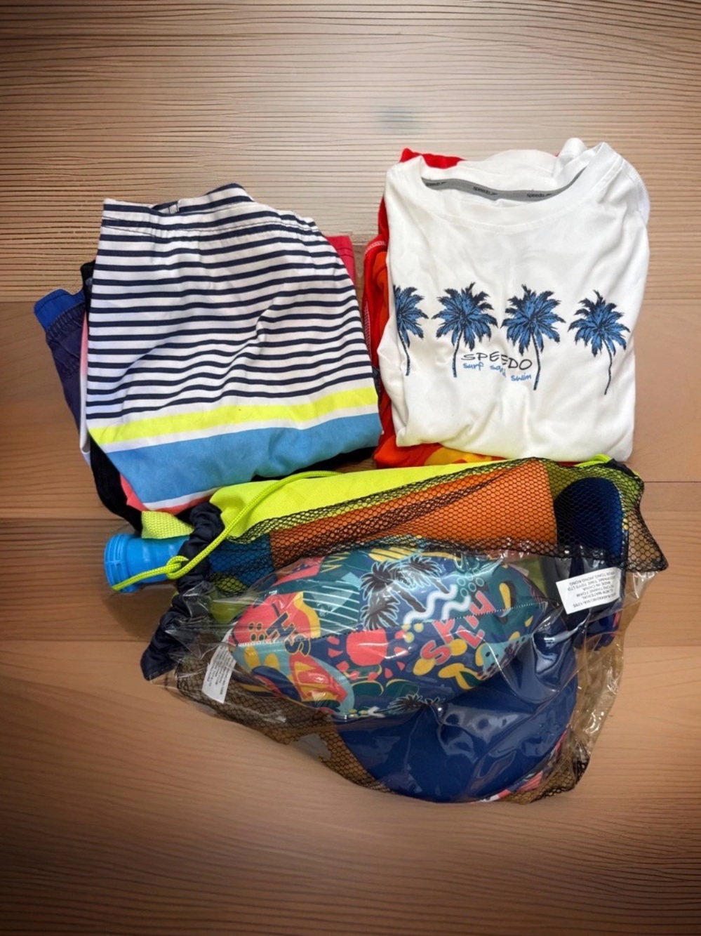 Boys Swim Bundle 6 Pc + Pool Toys, Speedo, Cat & Jack, Nautica